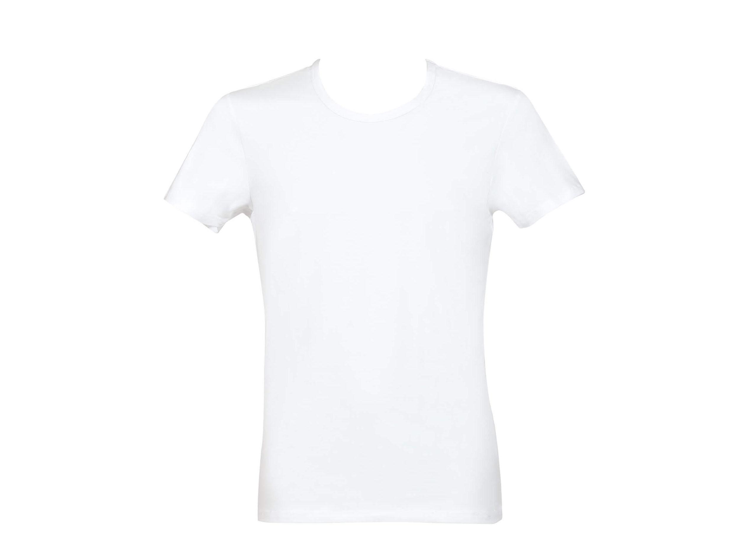 Undershirt White with Short Sleeves 